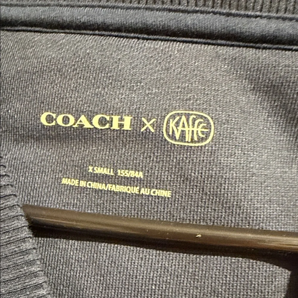 Coach Dark Blue Crewneck Sweater oversized